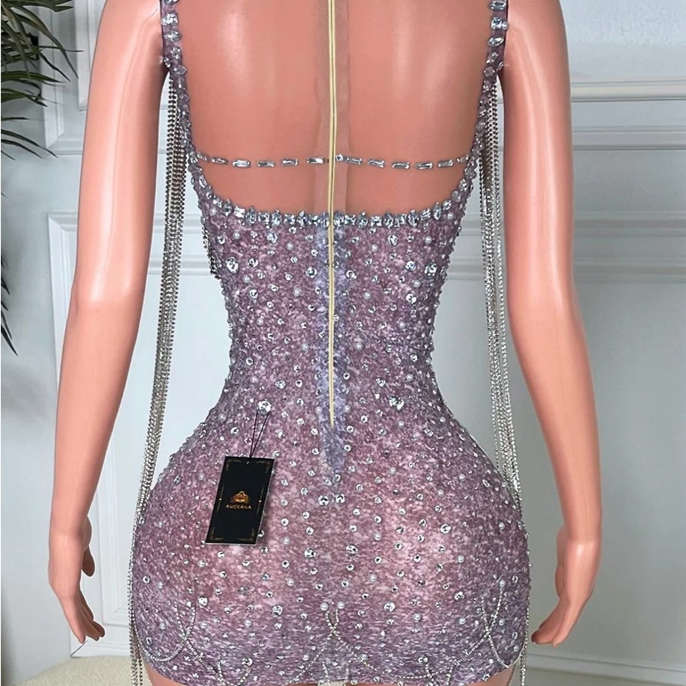 Silver Sequin Dress - Picture 2 of 2